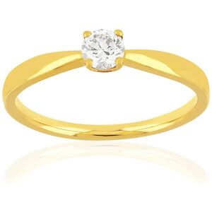 Solitaire or jaune 750 diamant 0.23 carat h/si- MATY 49-50,51-52,53-54,55-56,57-58,59-60,61-62