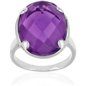 Bague argent 925 pierre synthÃ©tique violette- MATY 49-50,51-52,53-54,55-56,57-58,59-60,61-62,63-64