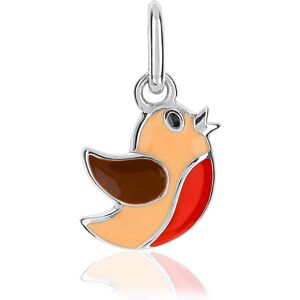 MATY OUTLET -Pendentif argent 925 laque oiseau