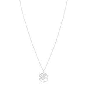 Collier argent 925 arbre de vie zirconias 43 cm- MATY