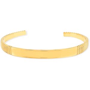 Bracelet plaquÃ© or jaune personnalisable 62 mm- MATY