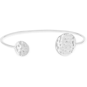 Bracelet argent 925 motif cercle martelÃ© 58 mm- MATY