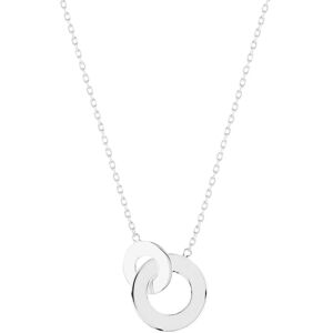 Collier argent 925 anneaux entrelacÃ©s personnalisables 45 cm- MATY