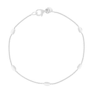 Bracelet argent 925 forme grain de riz 18 cm- MATY