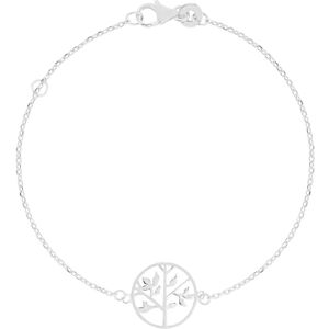 Bracelet argent 925, motif arbre de vie 18 cm- MATY