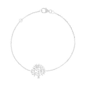 Bracelet argent 925, motif arbre de vie 18 cm- MATY