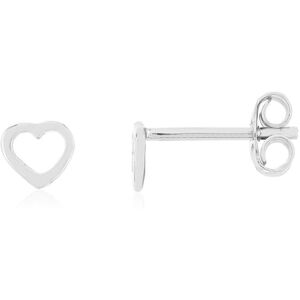 Boucles d'oreilles argent 925 motif coeur- MATY - Publicité