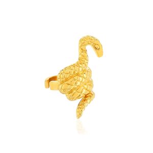 Clip d'oreille earcuff plaquÃ© or jaune, motif serpent vendu Ã  l'unitÃ©- MATY