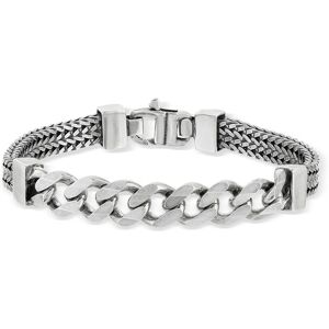 Bracelet argent 925 maille cubaine 20cm- MATY