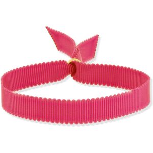 Bracelet ruban rose 21cm- MATY