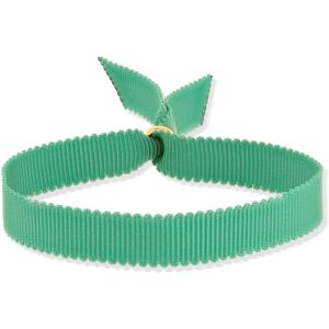 Bracelet ruban vert 21cm- MATY