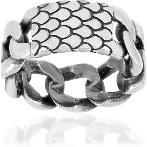 Bague argent 925 Ã©cailles et maille- MATY 55-56,57-58,59-60,61-62,63-64,65-66,67-68,69-70