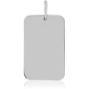 Pendentif argent 925 plaque- MATY