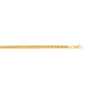 Bracelet or 750 jaune maille palmier 18 cm- MATY
