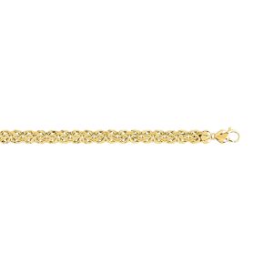 Bracelet or 750 jaune maille royale 18,5 cm- MATY