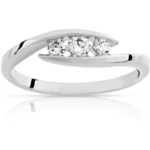 Bague Trilogy or 750 blanc diamant- MATY 48,50,52,54,60,62,55,56,61,49,53,58,51,57,59