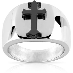 OUTLET -Bague acier croix 55-56,57-58,59-60,61-62,63-64,65-66,67-68,69-70,71-72