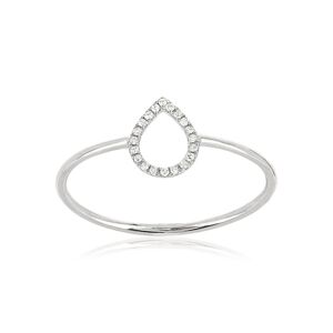 MATY OUTLET -Bague or blanc 375 diamants 49,50,52,48,51,55,58,56,57,53,54