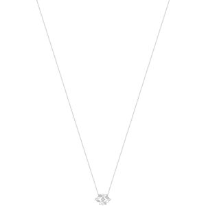 MATY OUTLET -Collier or blanc 375 zirconia 43 cm