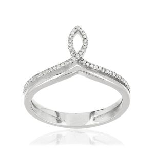 MATY OUTLET -Bague or blanc 375 diamants 51,50,62,59,55,57,56,60,61,58,52,53,54