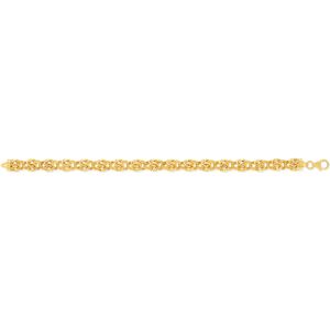 Bracelet or 375 jaune maille royale 18,5 cm- MATY