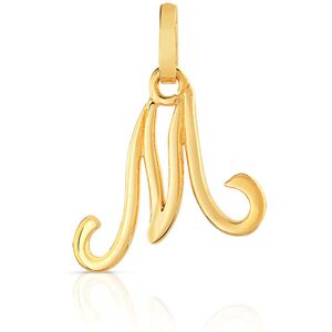 MATY OUTLET -Pendentif initiale plaquÃ© or A,B,C,D,E,F,G,H,I,J,K,L,M,N,O,P,R,S,T,V,Y,Z