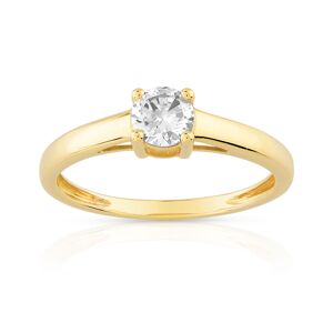 Bague solitaire or 750 jaune diamant 40/100e de carat- MATY 52,55,61,58,62,49,53,54,48,50,51,56,57,59,60