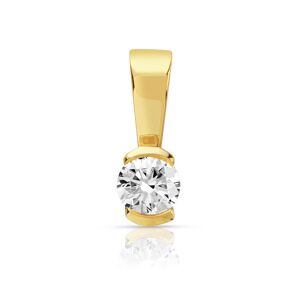 Pendentif or 750 jaune diamant- MATY