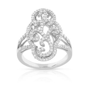 MATY OUTLET -Bague or 750 blanc diamant 50,51,52,55,61,62,56,59,53,54,57,58,60