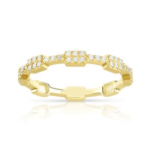 MATY OUTLET -Bague or 375 jaune diamant 51-52,53-54,55-56,57-58,59-60