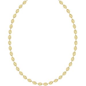 Collier or 375 jaune maille grain de cafÃ© 50 cm- MATY