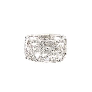 MATY OUTLET -Bague or 750 blanc diamant 48,49,50,51,52,53,54,55,56,57,58,59,60