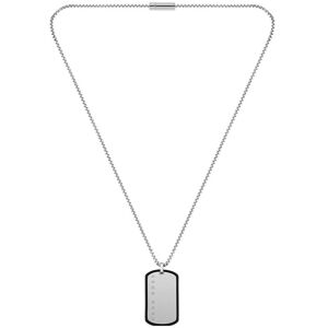 Collier homme Boss acier silicone noir 61 cm- MATY - Publicité