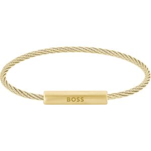 Bracelet homme Boss acier jaune 19,5 cm- MATY