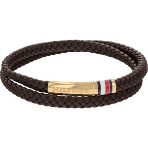 Bracelet TOMMY HILFIGER cuir marron- MATY