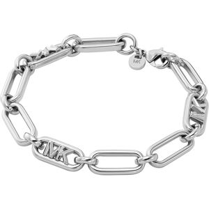 Bracelet MICHAEL KORS laiton argentÃ© maille fantaisie 18 cm- MATY