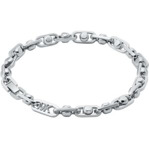 Bracelet MICHAEL KORS laiton placage platine maille fantaisie 18 cm- MATY