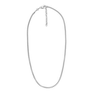 Collier FOSSIL acier inoxydable 51 cm- MATY