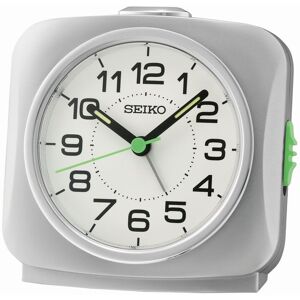 RÃ©veil Seiko carrÃ© plastique gris- MATY