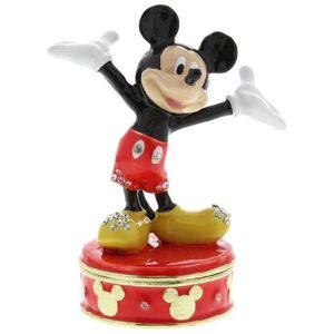 Non communiqué Boîte à bijoux à collectionner Disney Classic Mickey Mouse - 8,5 cm (H) x 6 cm (L) x 4,3 cm (P) Multicolore - Publicité