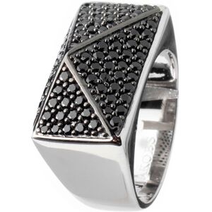 Ring Argenté Homme Argenté One Size male