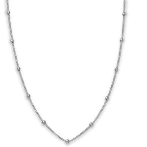 Necklace Argenté Homme Argenté One Size male