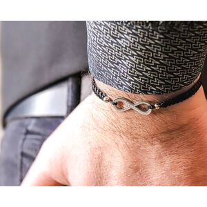 Cadeaux.com Bracelet infini personnalisé pour Homme - Prénom