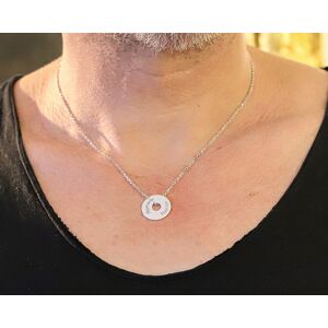 Cadeaux.com Collier homme personnalisé jeton sur chaîne