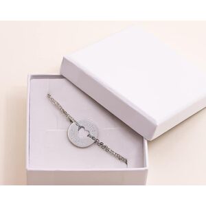 Cadeaux.com Bracelet coeur et double chaîne en Argent véritable