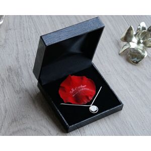 Cadeaux.com Coffret collier Fleur de nacre en argent 925 avec son Pétale Éternel