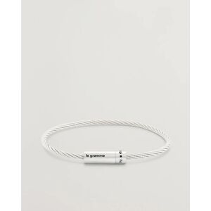 LE GRAMME Cable Bracelet Brushed Sterling Silver 9g