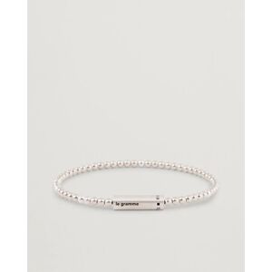 LE GRAMME Beads Bracelet Brushed Sterling Silver 11g