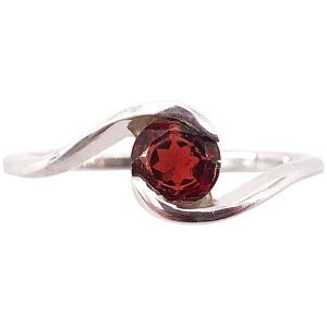 France Minéraux Bague Grenat rouge "Doriane" - Argent 925 - Publicité