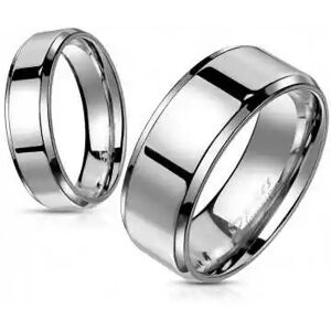 HommeBijoux Bague De Mariage Anneau Alliance Homme Femme Acier Inox Effet Miroir Fr 54-55 (us 7)